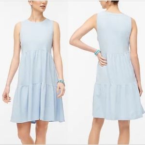 J. Crew Sleeveless Knit tiered mini